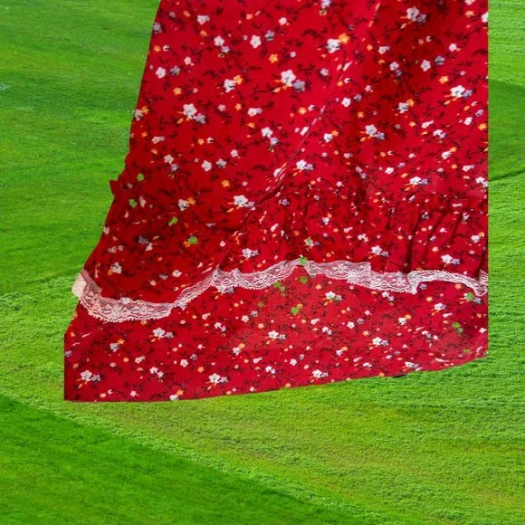 Vintage Women's Prairie Dress, S/M - Picture 2 of 5